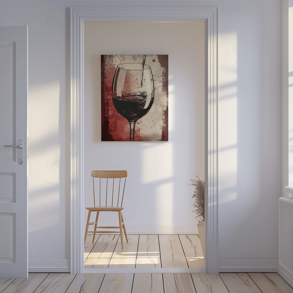 Red Red Wine No 5 | Canvas