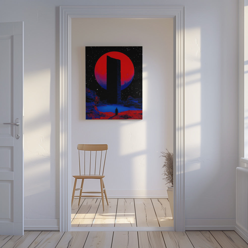 Red Moon Aura | Canvas