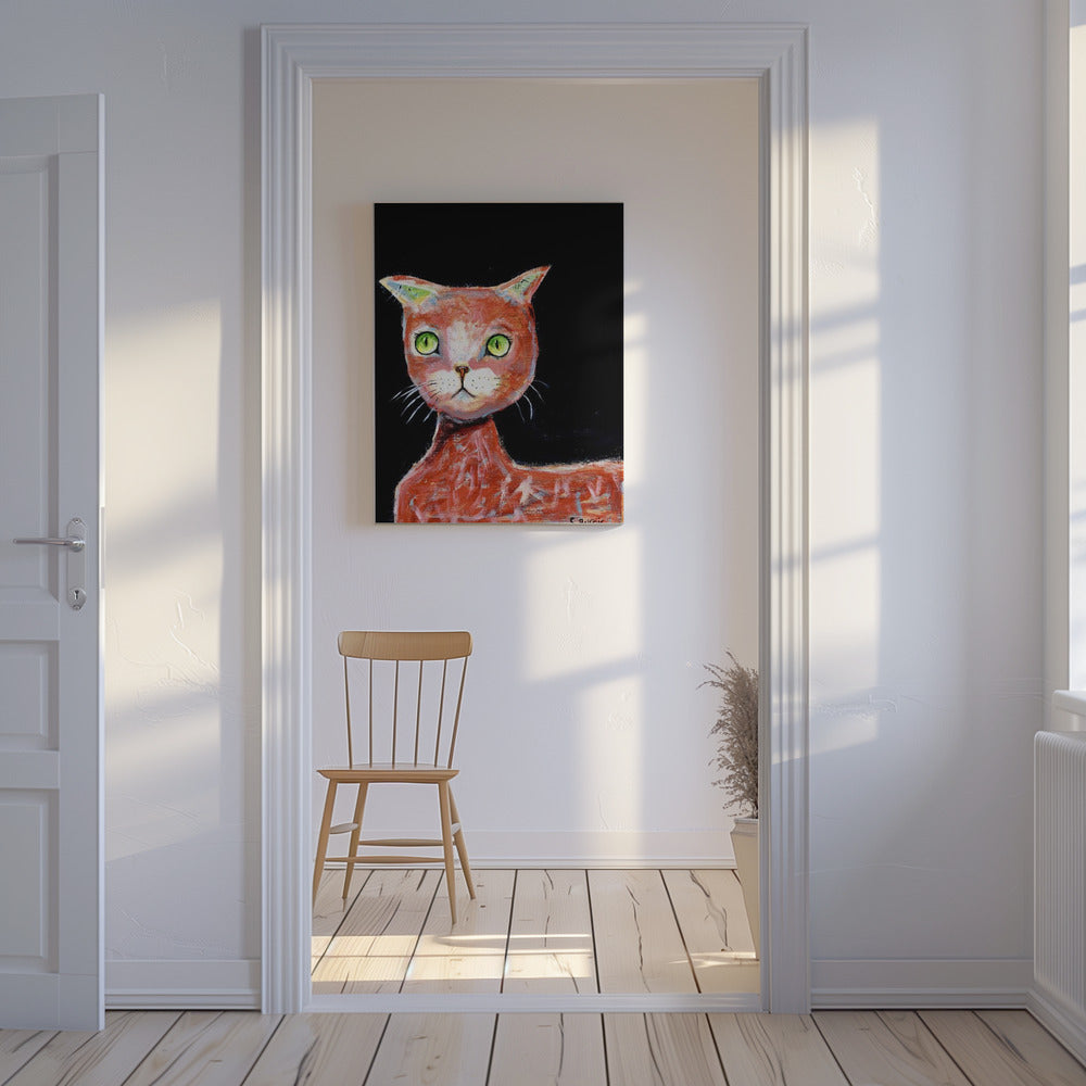 The Red  Cat | Canvas