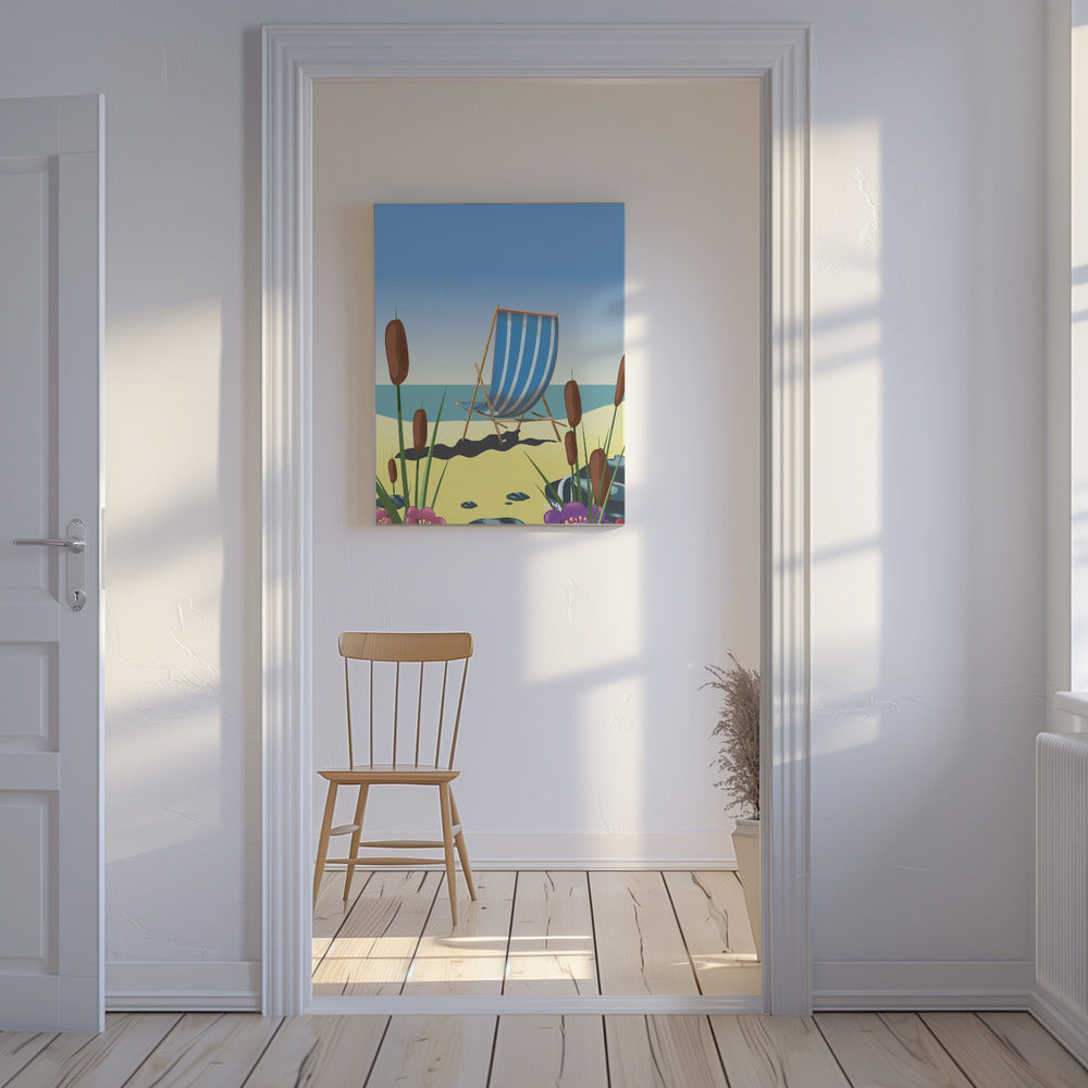Seaside Deck Chair | Canvas