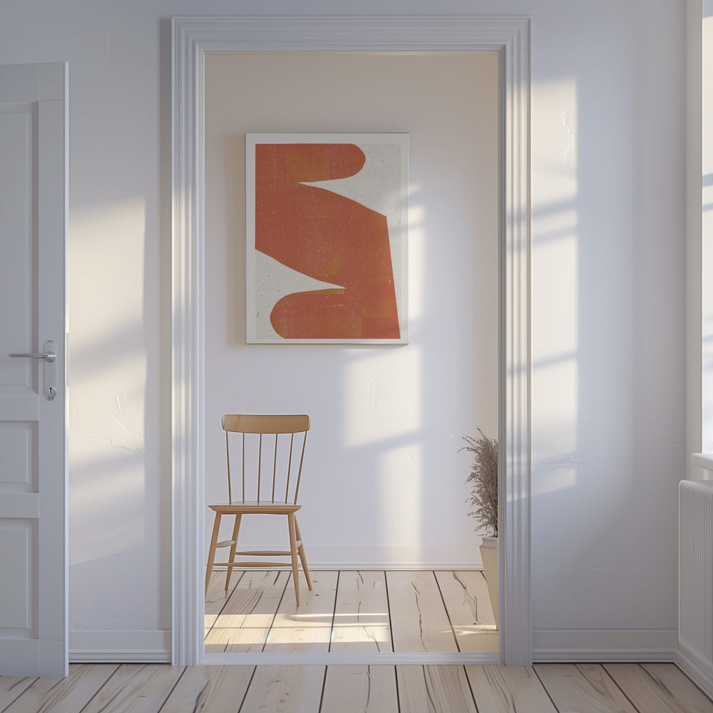 Orange Silhouette | Canvas