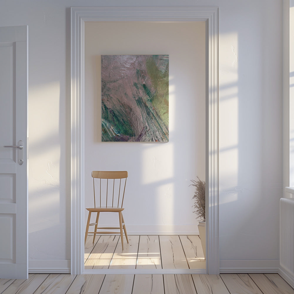 Mystic Pink Brushstrokes | Canvas