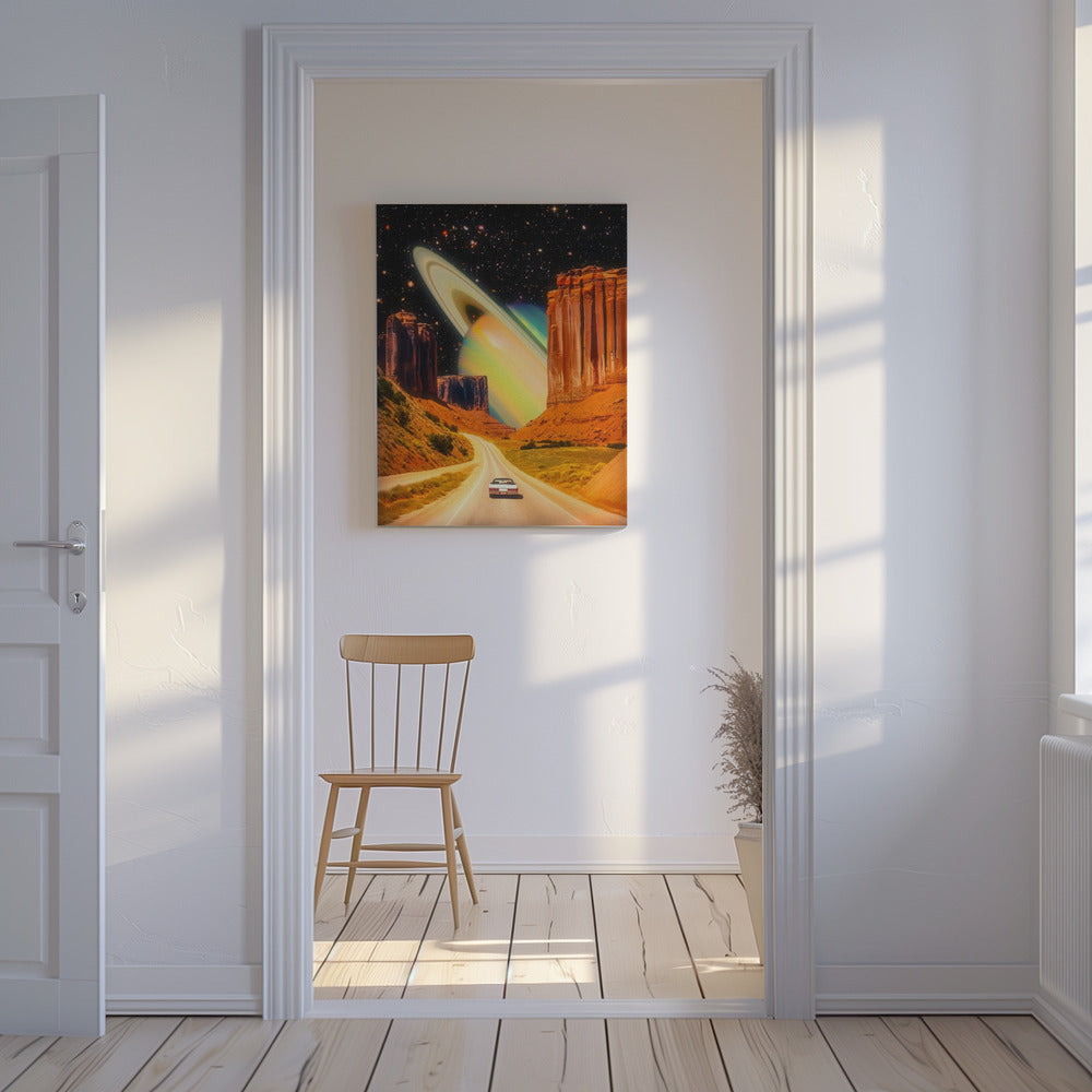 Road Trip to the Rings of Infinity | Canvas