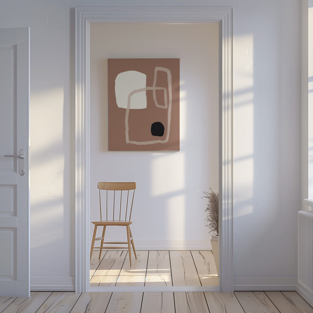 Earthy Geometrics Shapes | Canvas