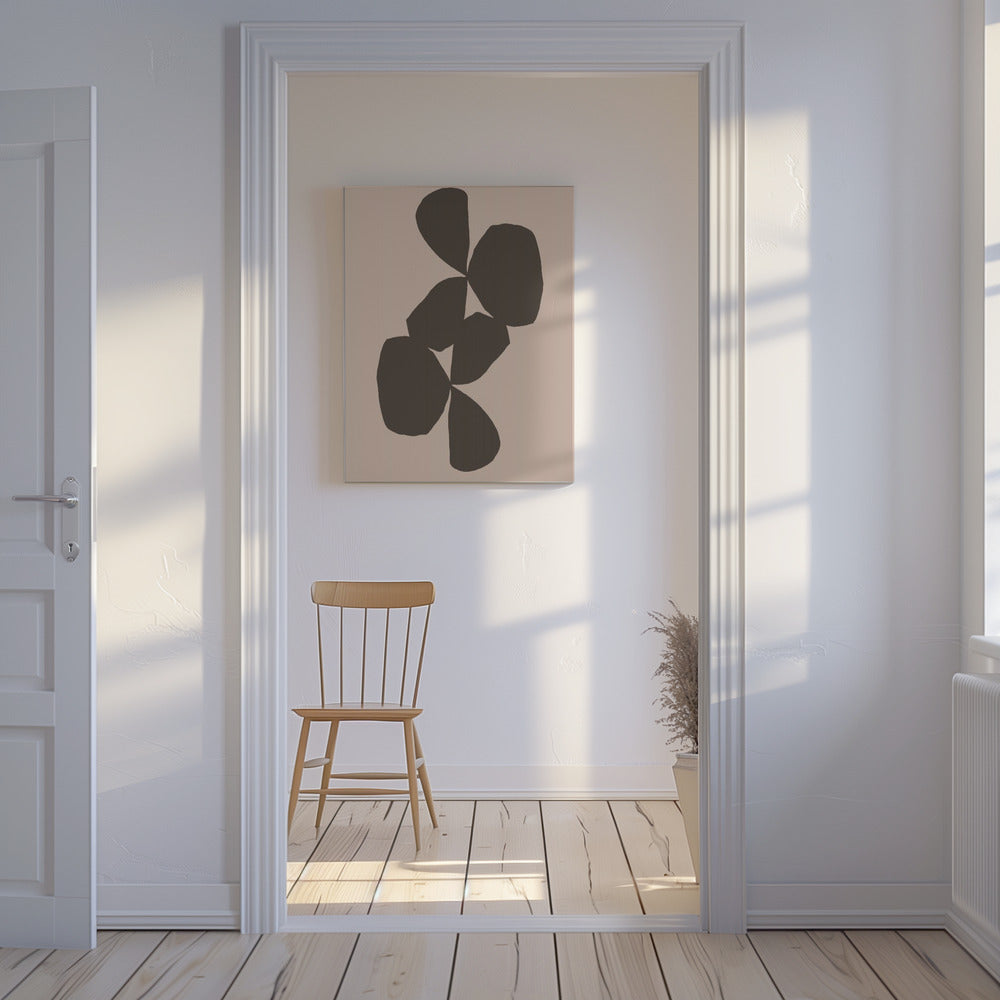 Petals in Contrast | Canvas