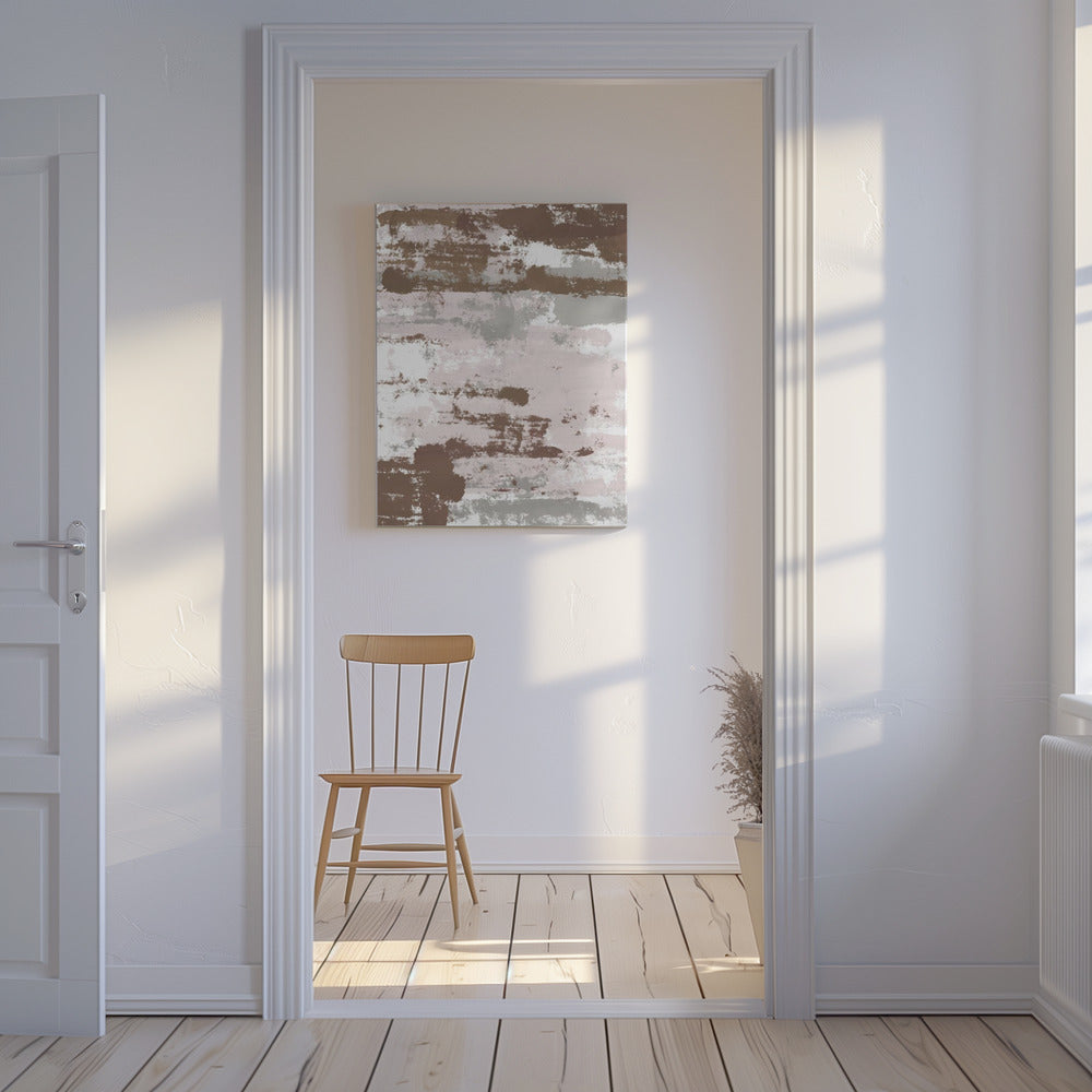 Abstract Mocha Paths | Canvas