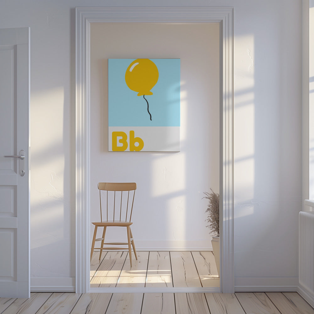 Yellow Balloon Float | Canvas