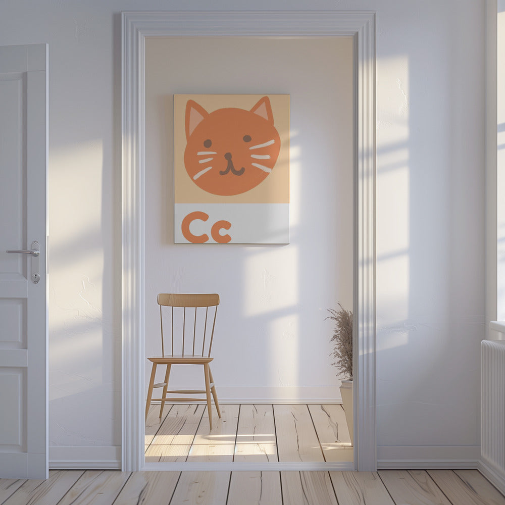 Cuddly Cat C | Canvas