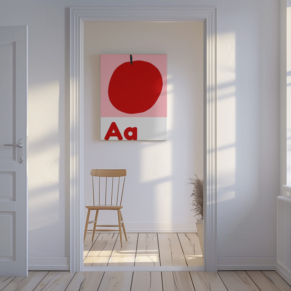 Red Apple Alphabet | Canvas