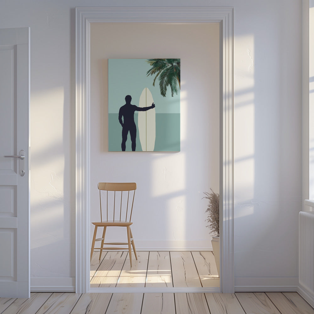 Surf Blue 1 | Canvas