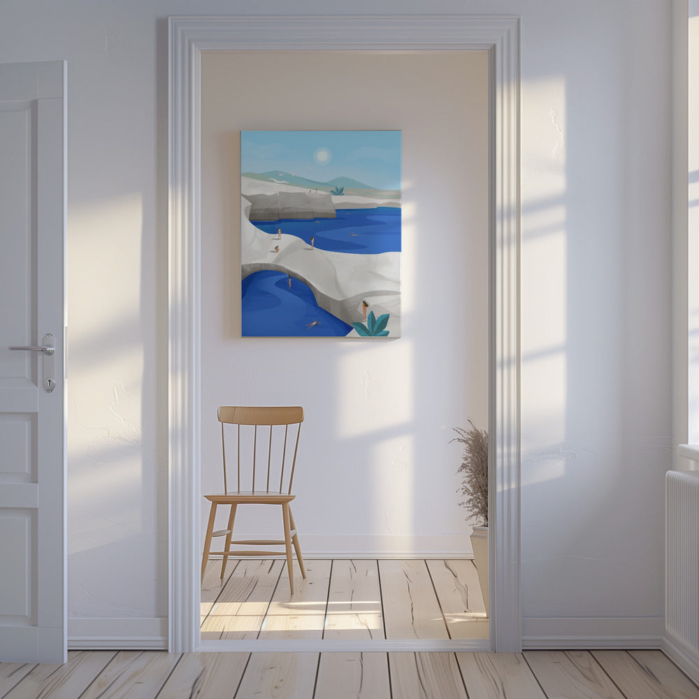 Cliff Jumping, Greece | Canvas