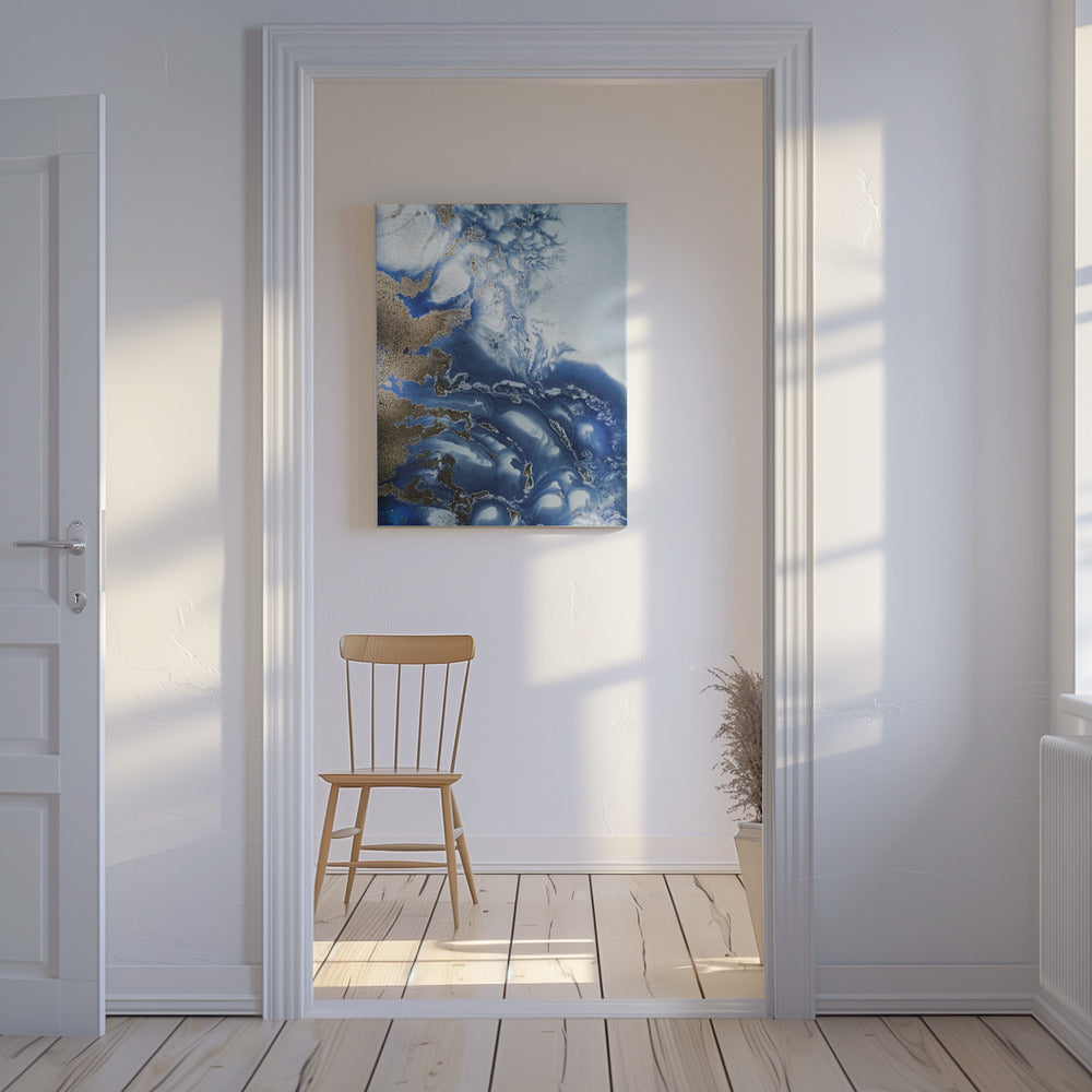 Peaceful - Ocean Wave Waltz  - Oceanic textures | Canvas