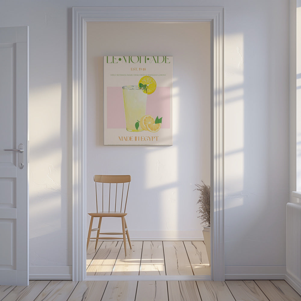 Refreshing Glass of Lemonade | Canvas