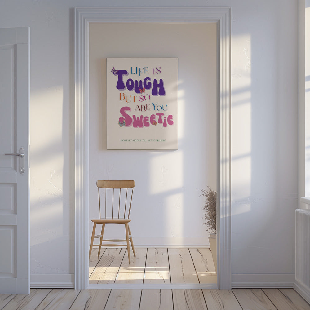 Colorful Typographic Art | Canvas