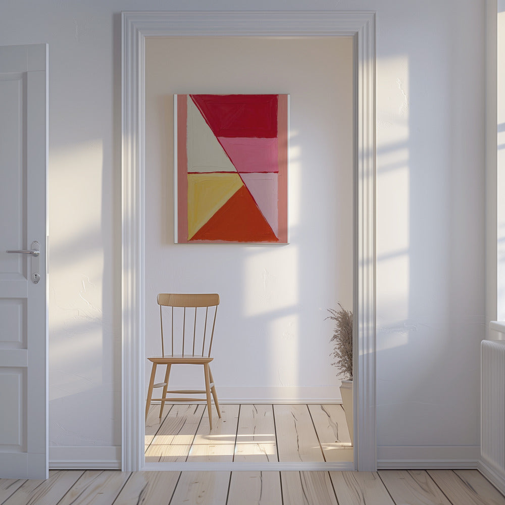 Geometric Warmth | Canvas