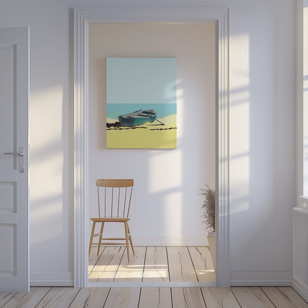 Boat on Beach | Canvas