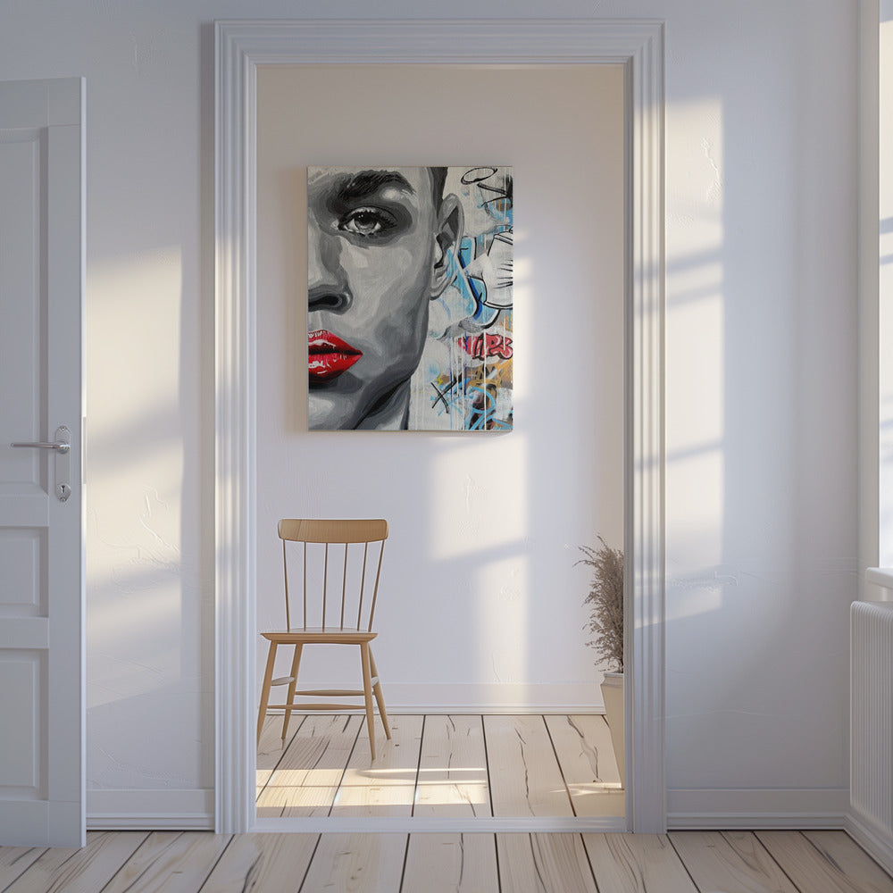 Vivid Graffiti Glance | Canvas