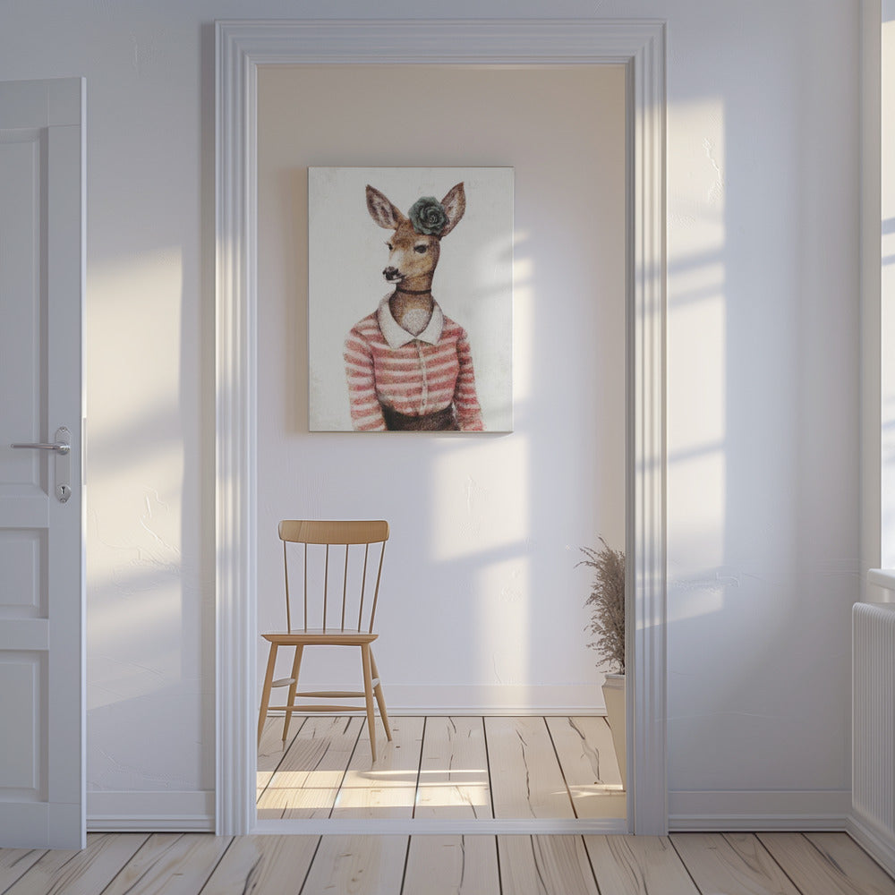 A Deer With A Human Body Shape | Canvas