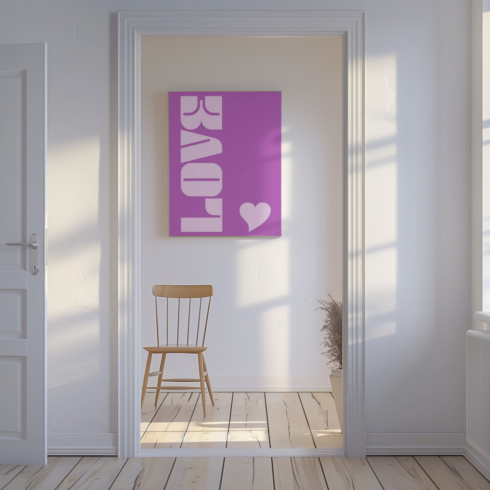 Purple Love Vibe | Canvas