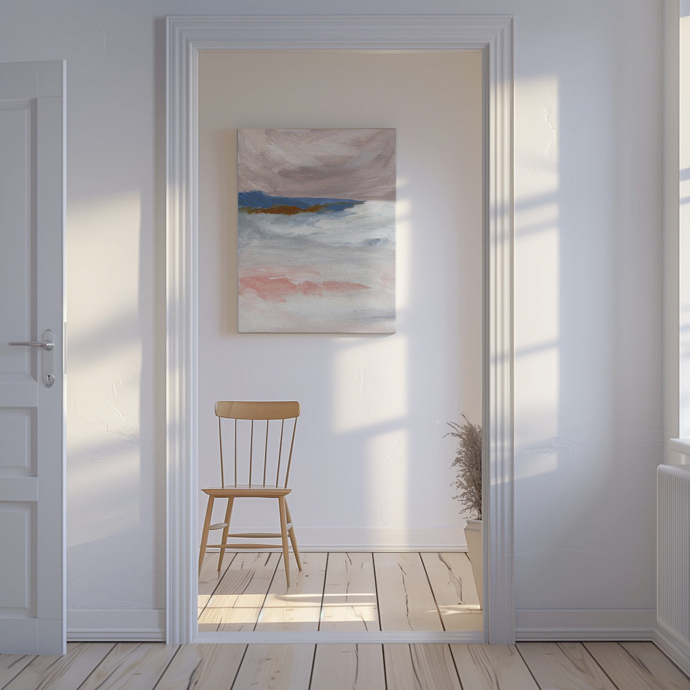 Soft Pastel Tones And Textured Brushstrokes | Canvas