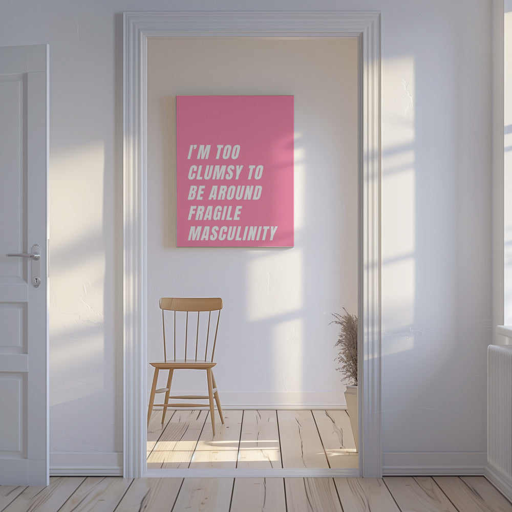 Clumsy Meets Fragility | Canvas