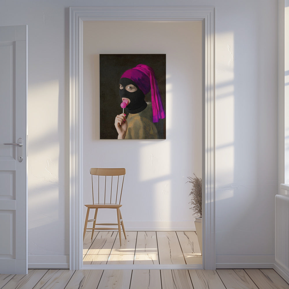 Girl in Balaklava | Canvas