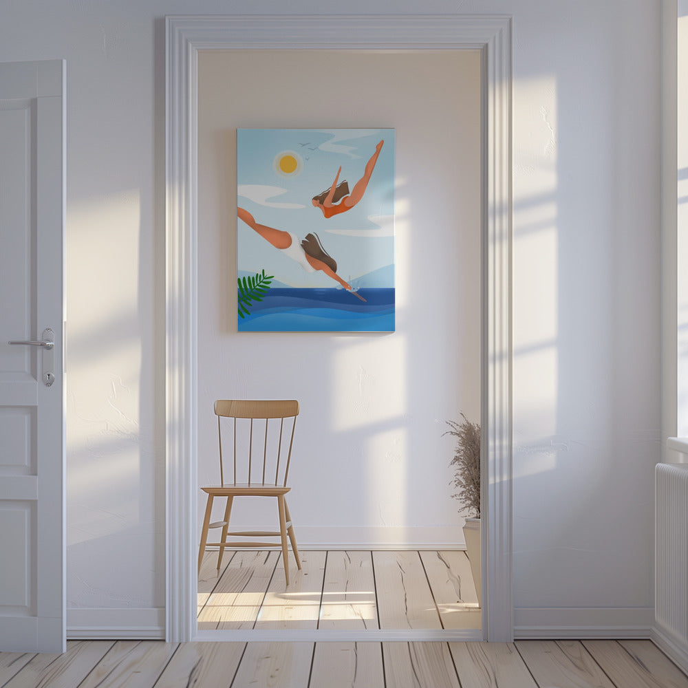 Oceanic Grace | Canvas