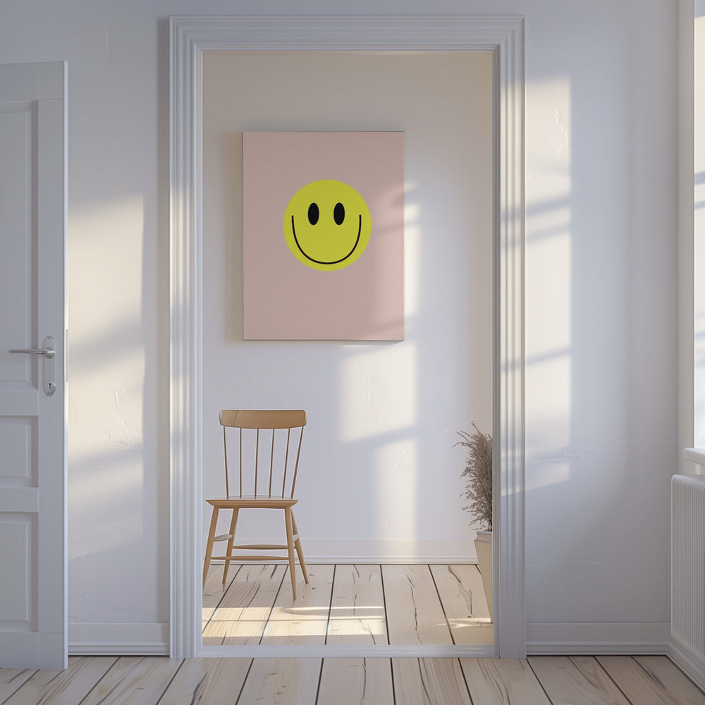 Yellow Smiley Face | Canvas