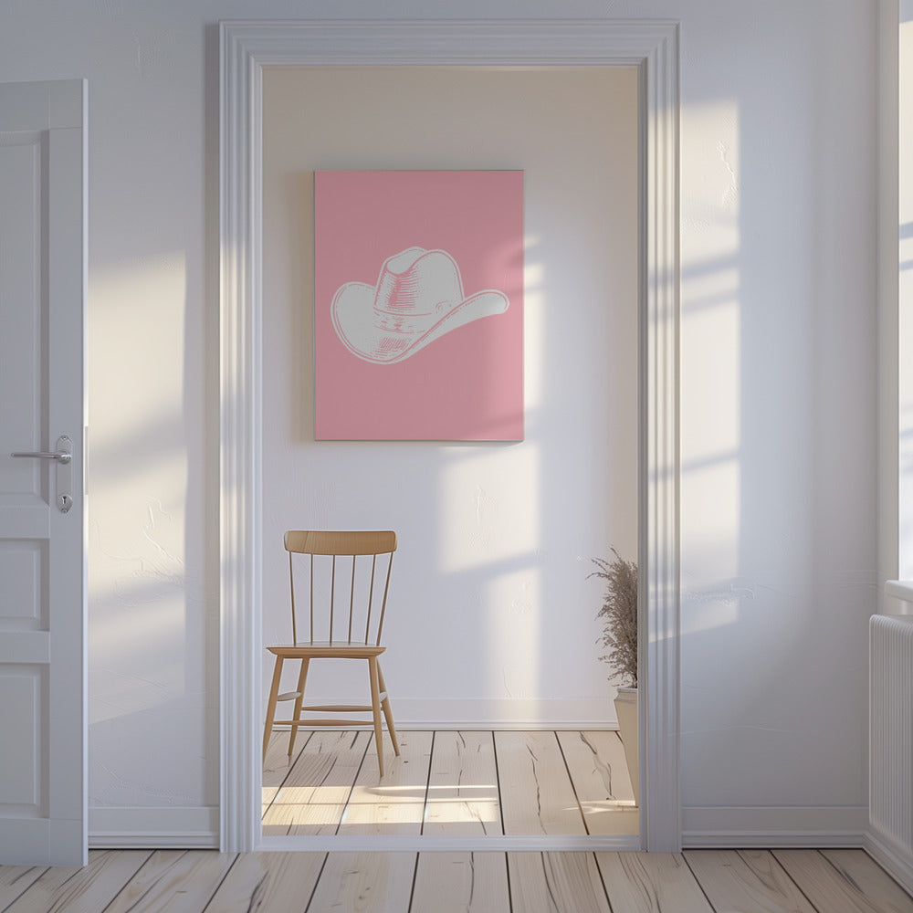 Pink Cowboy Hat | Canvas