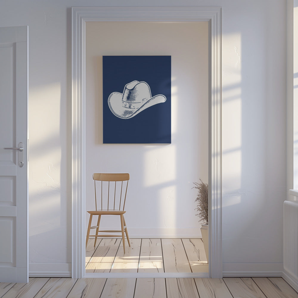 Navy Blue Cowboy Hat | Canvas
