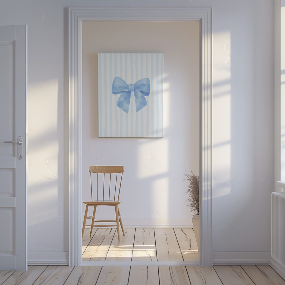 Blue Ribbon Elegance | Canvas