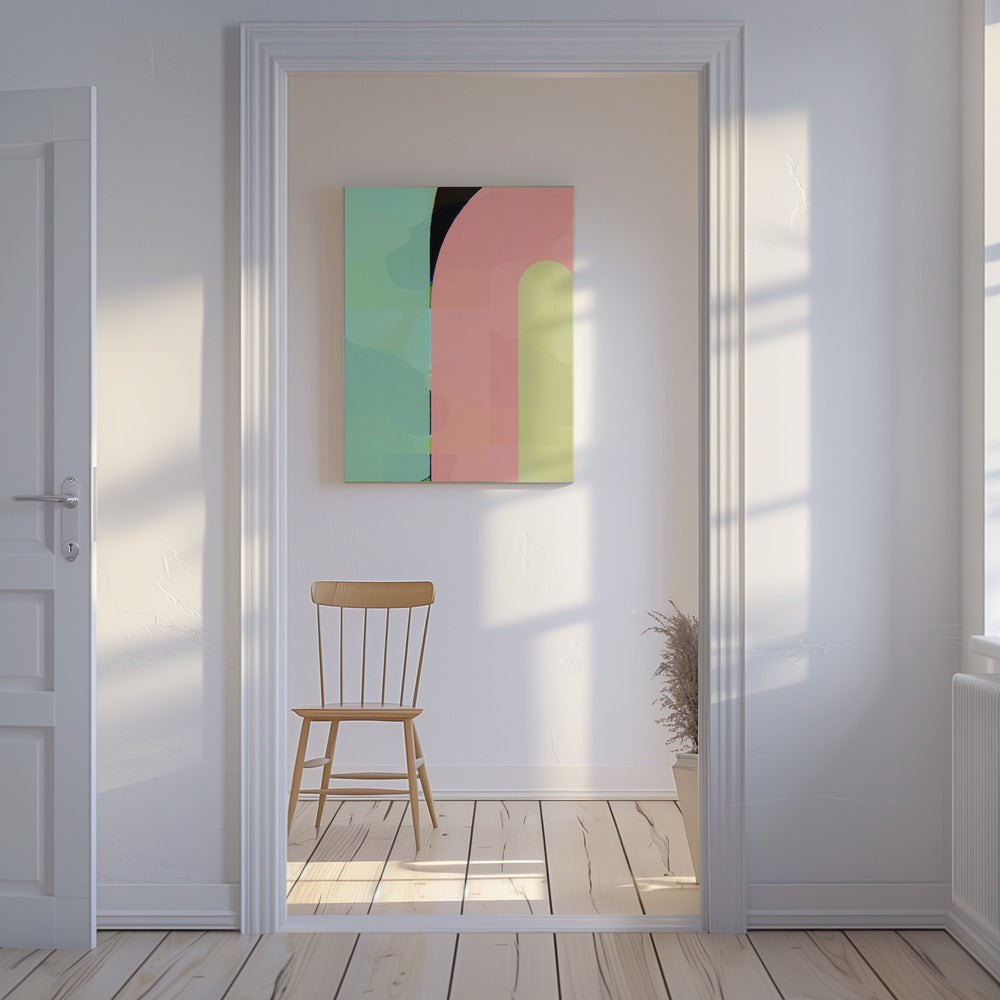 Pastel Curves | Canvas