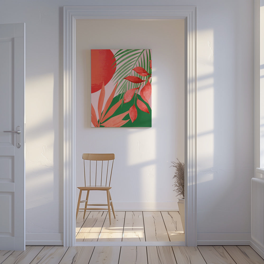 Abstract Art Tropical Garden | Canvas