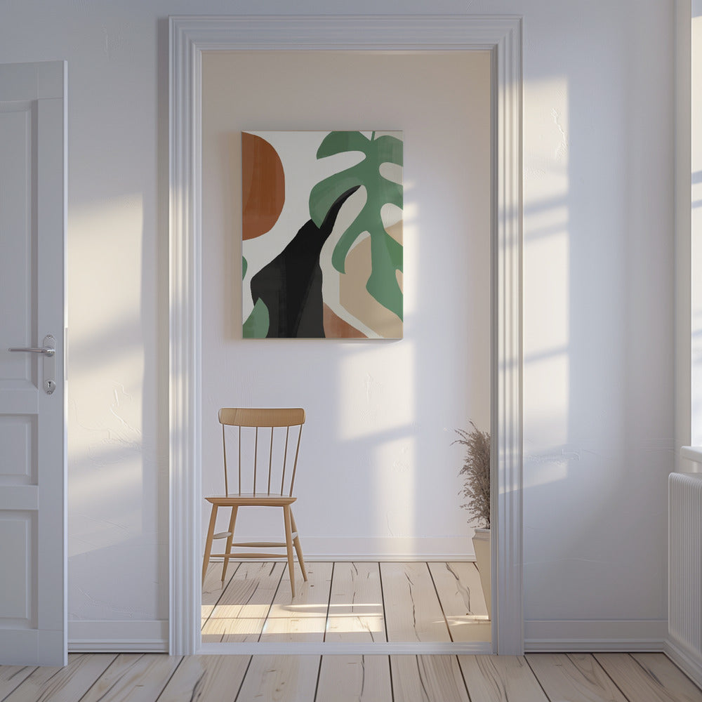 Abstract Art Tropical Leaves | Canvas