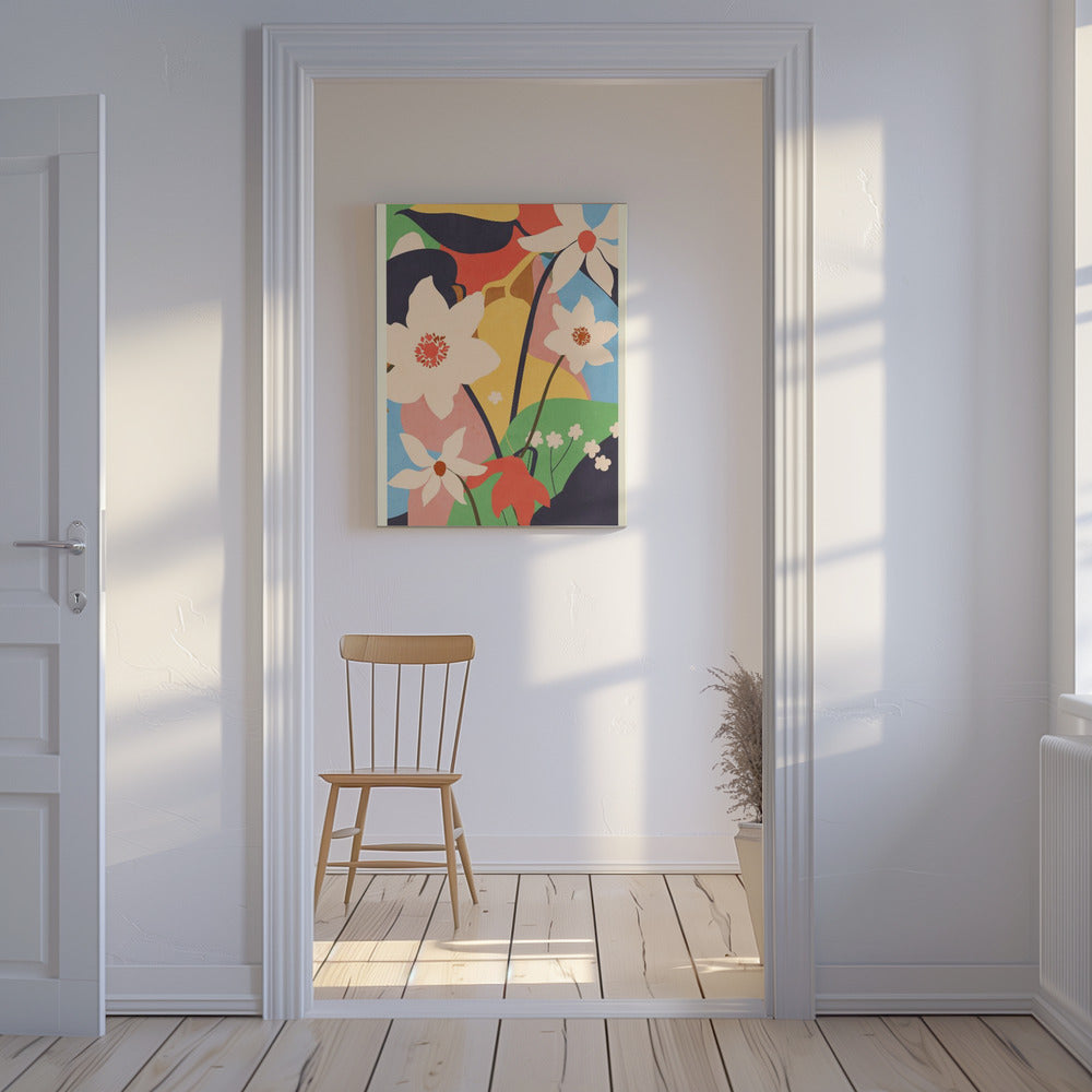 Abstract Art Landscape Flowers | Canvas