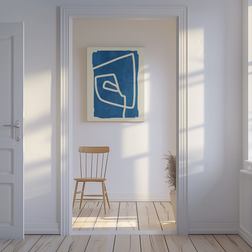 Blue Spiral Dance | Canvas