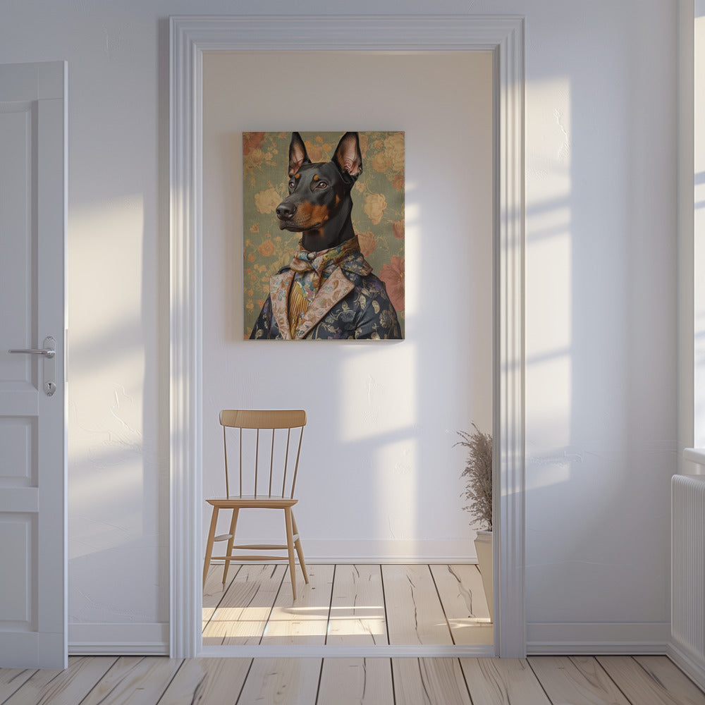 The Distinguished Doberman | Canvas