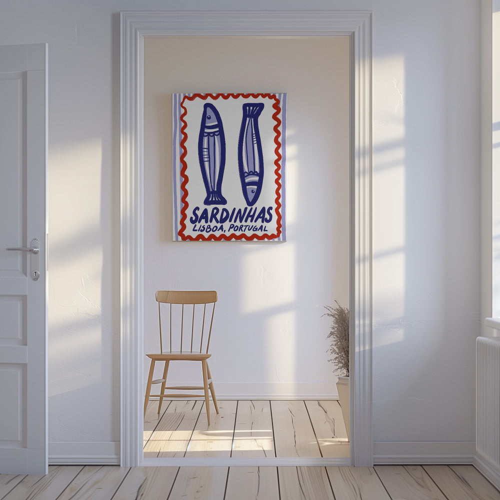 Lisbon Sardines Delight | Canvas