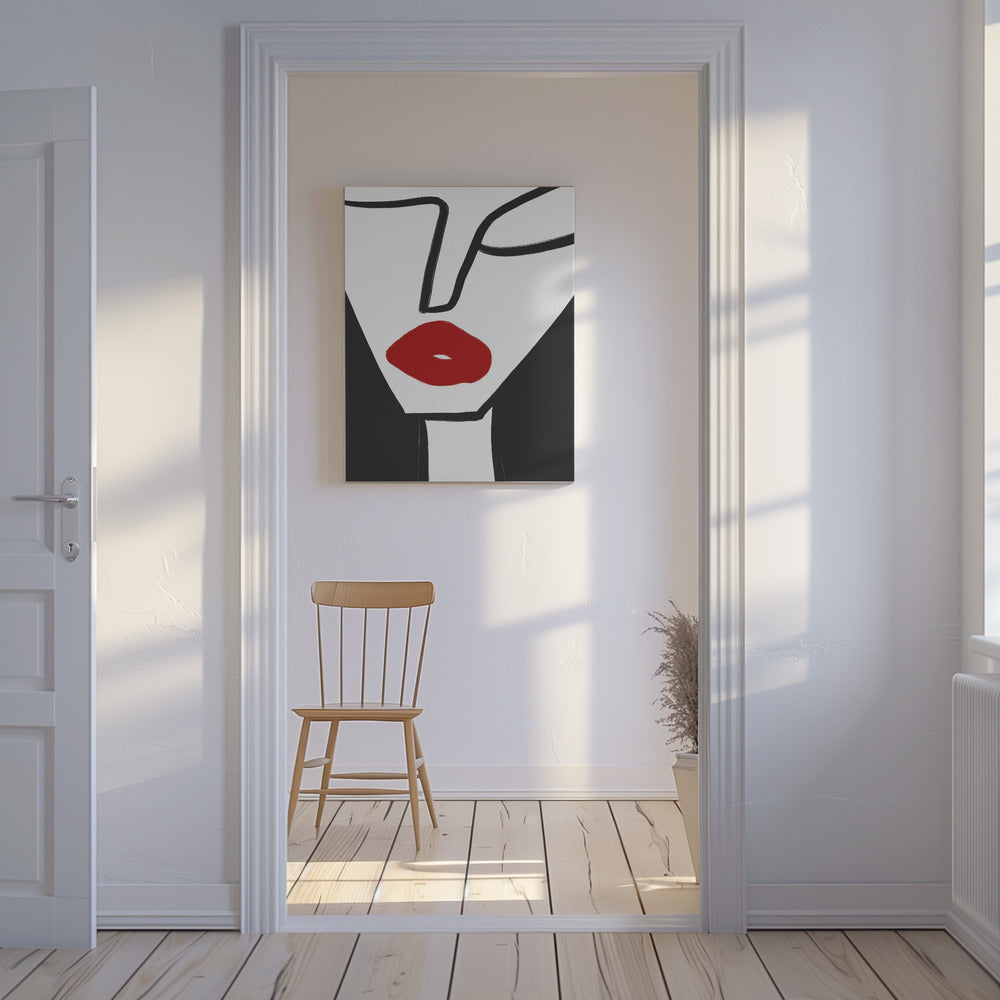 Bold Red Lips | Canvas