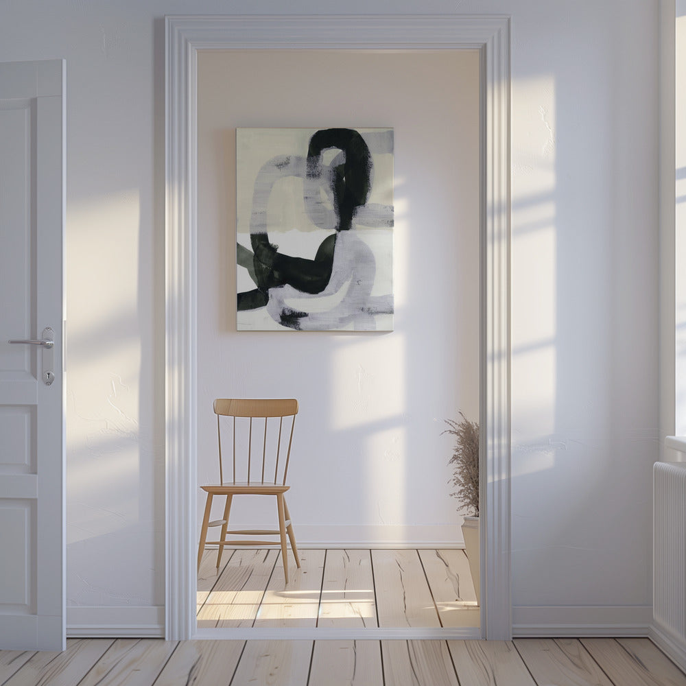 Black and White Gestures | Canvas