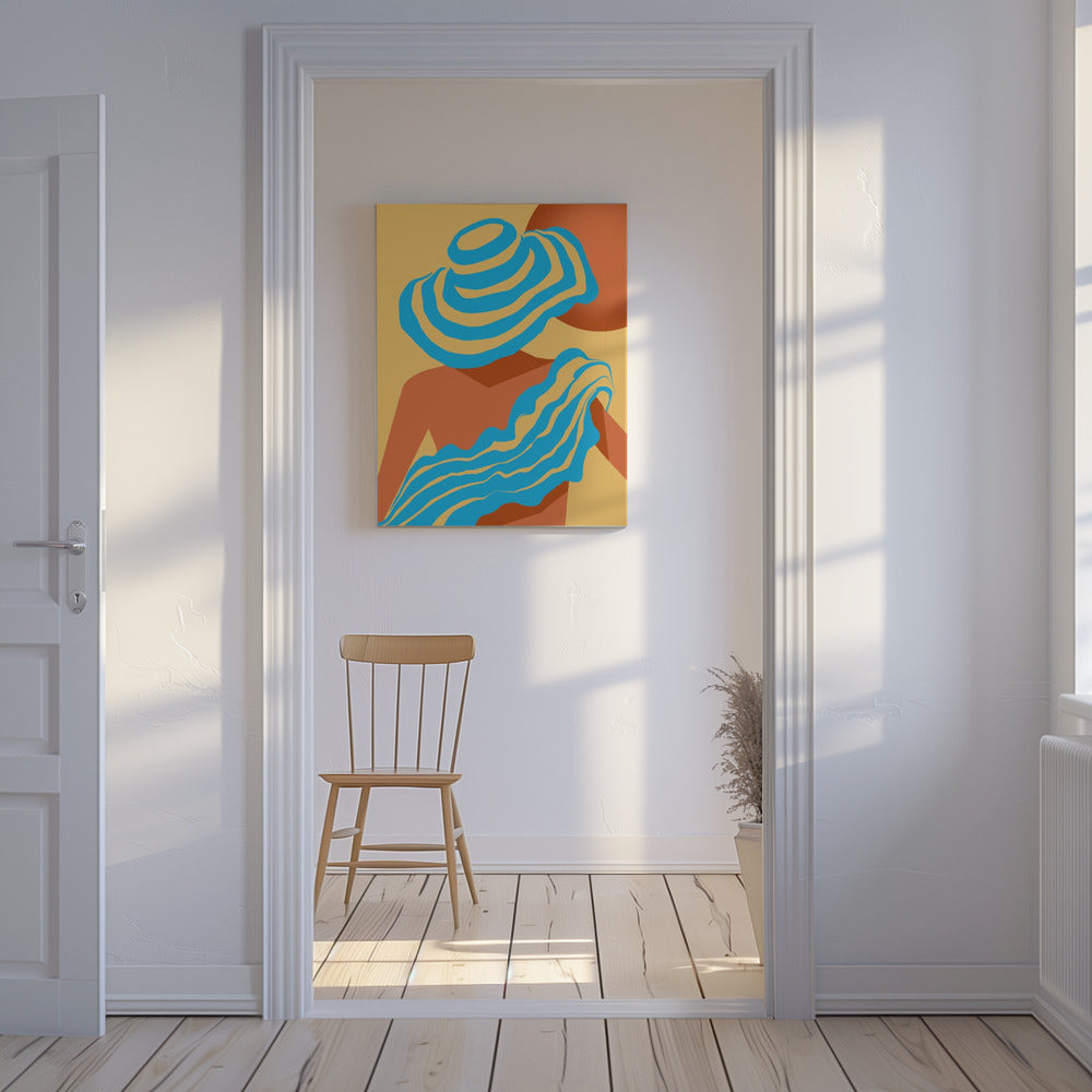 Sunlit Wavesstripe | Canvas