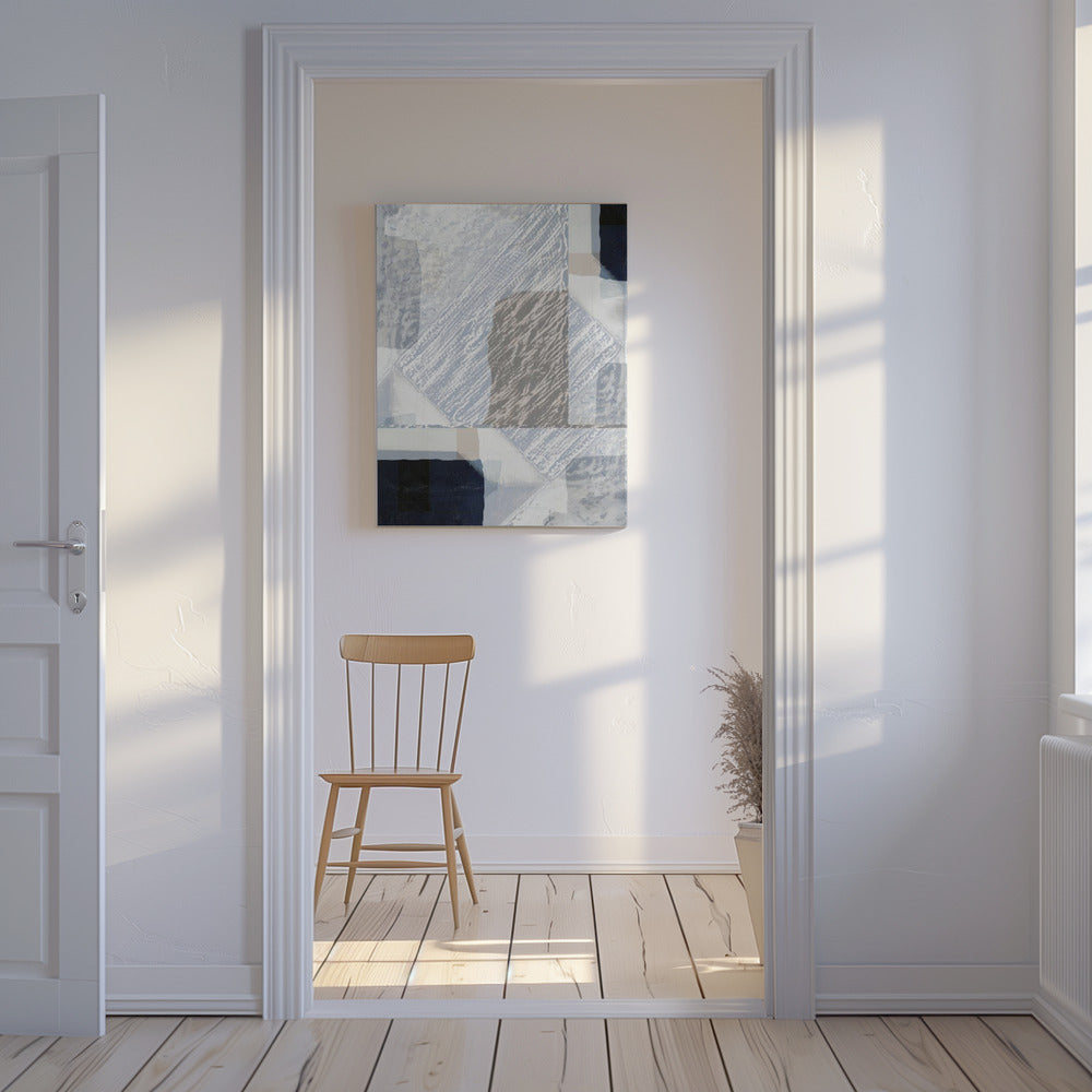 Fragmented Form in White | Canvas