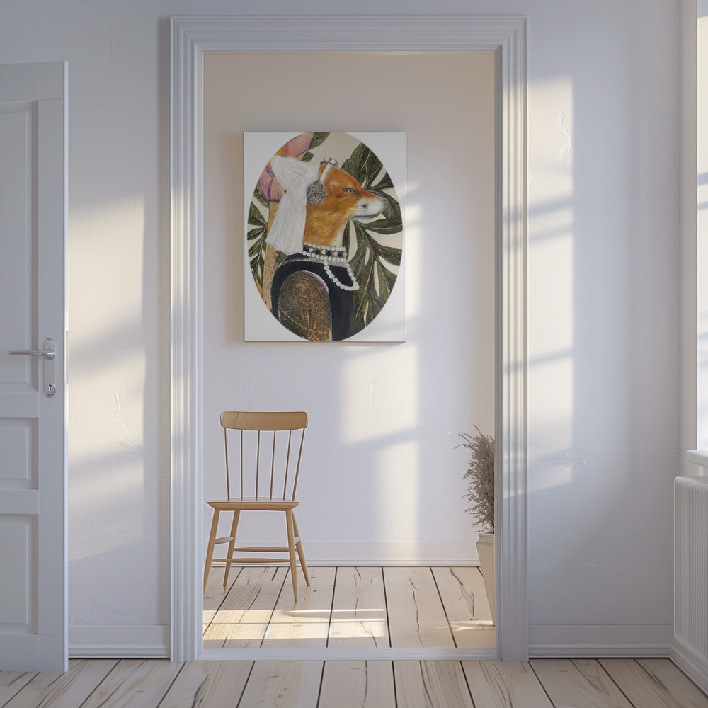 Fox Dressed In Renaissance Attire | Canvas