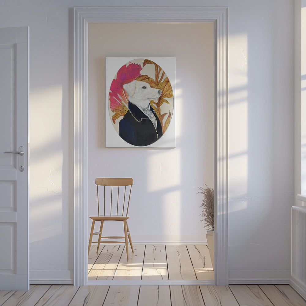 Regal Canine Portrait | Canvas