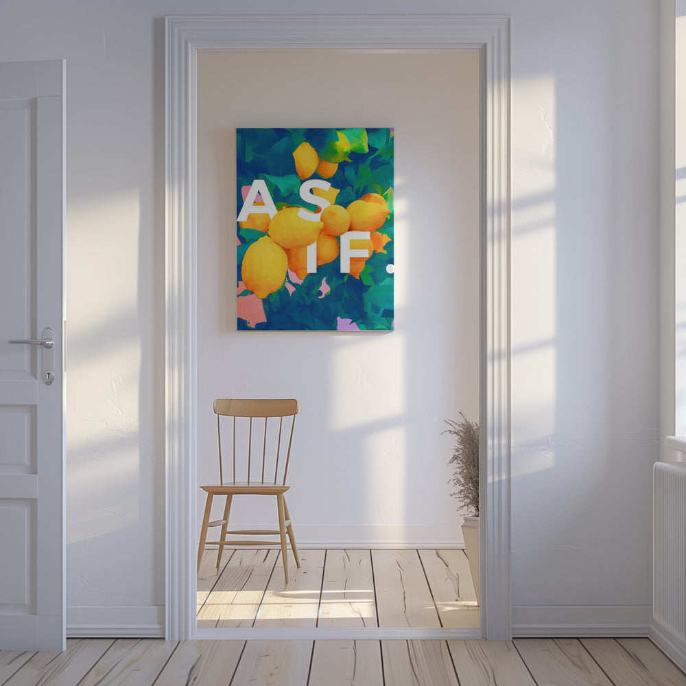 Bright Yellow Lemons | Canvas