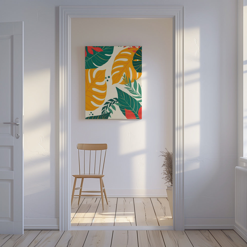 Golden Tropics Vibes | Canvas