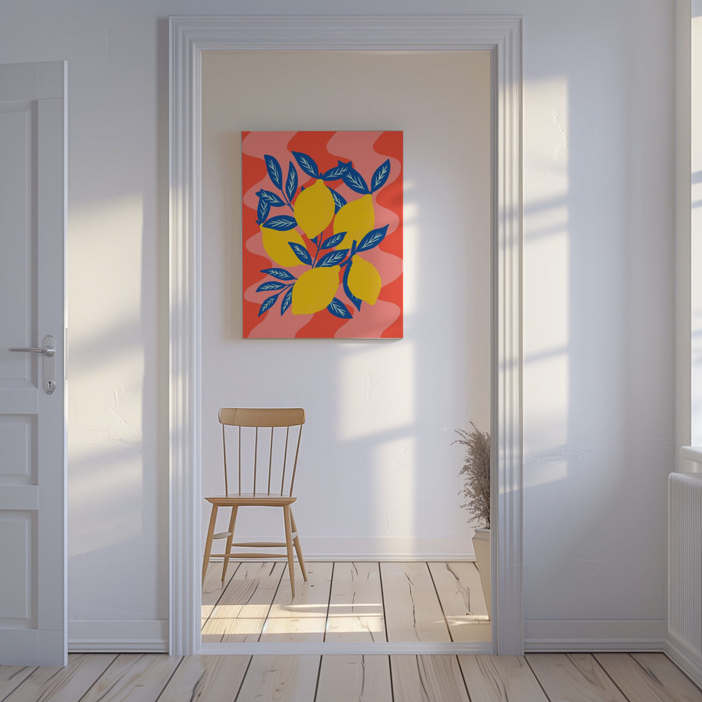 Lively Lemon Burst | Canvas