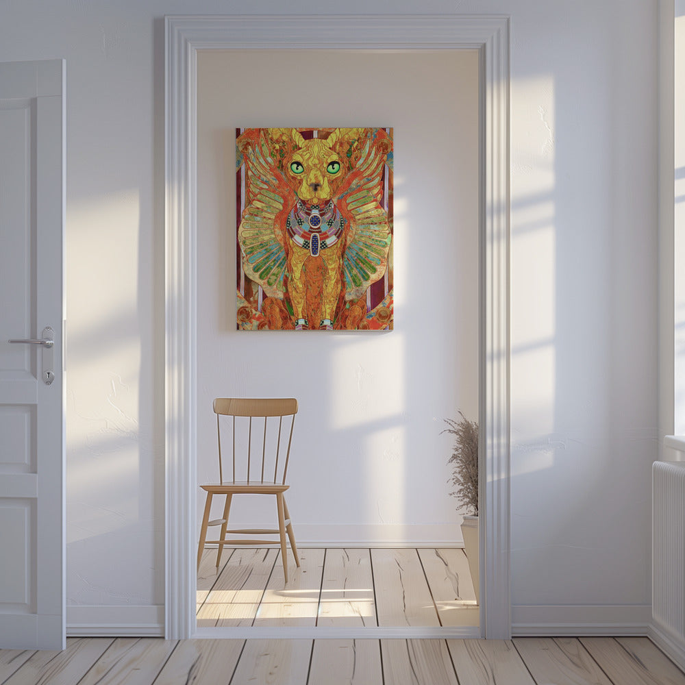 Stylized Sphinx Cat | Canvas