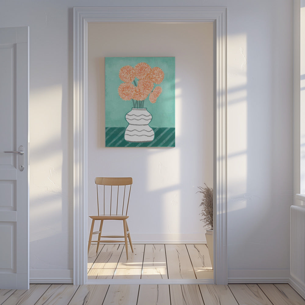 Peachy Blossoms | Canvas