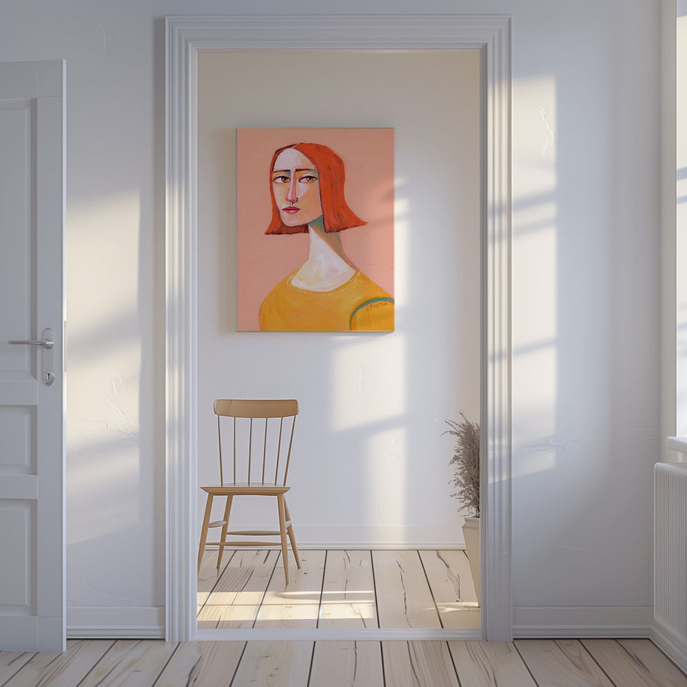 Red Head Lady with the Look | Canvas